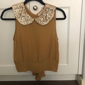 Sequins top blouse by Glam Dollz holiday